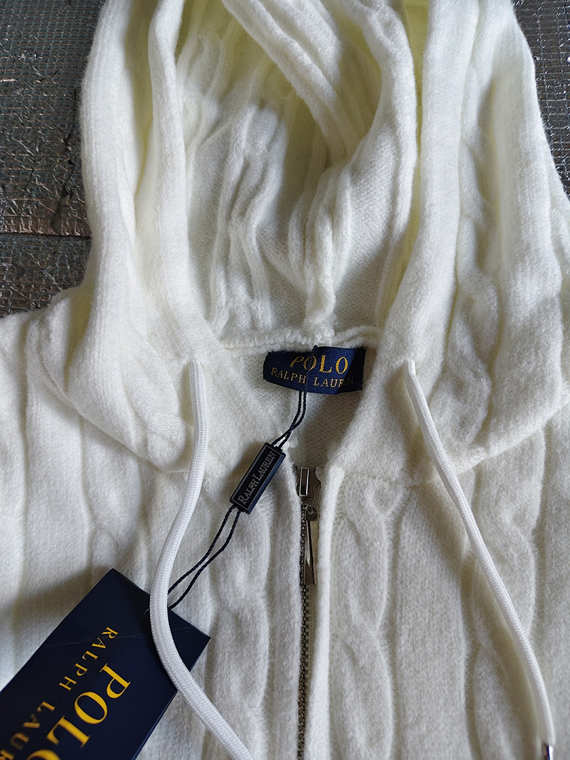 Ralph Lauren Cable-Knit Cotton Full-Zip Hoodie · A2732 — תמונה 7