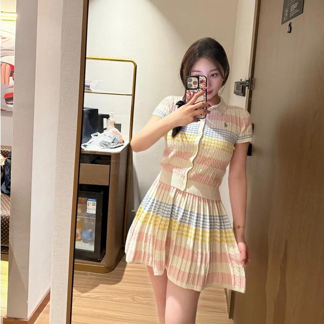 Ralph Lauren Stripe Cable-Knit Polo Set · A2377 — תמונה 3