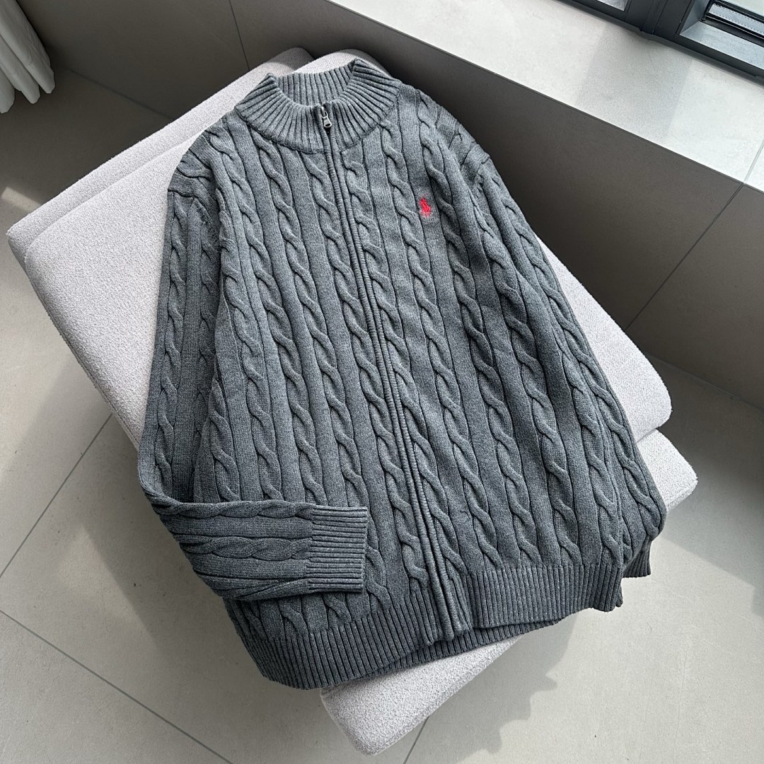 A2592 Rauph Lauren men sweater zipper model — תמונה 21