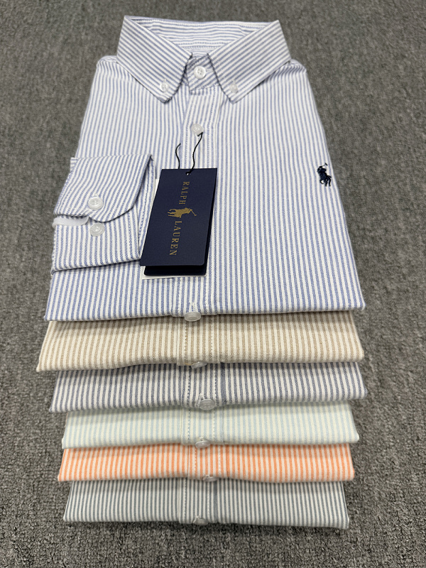 Ralph Lauren Striped Oxford Shirt · A3172 — תמונה 37