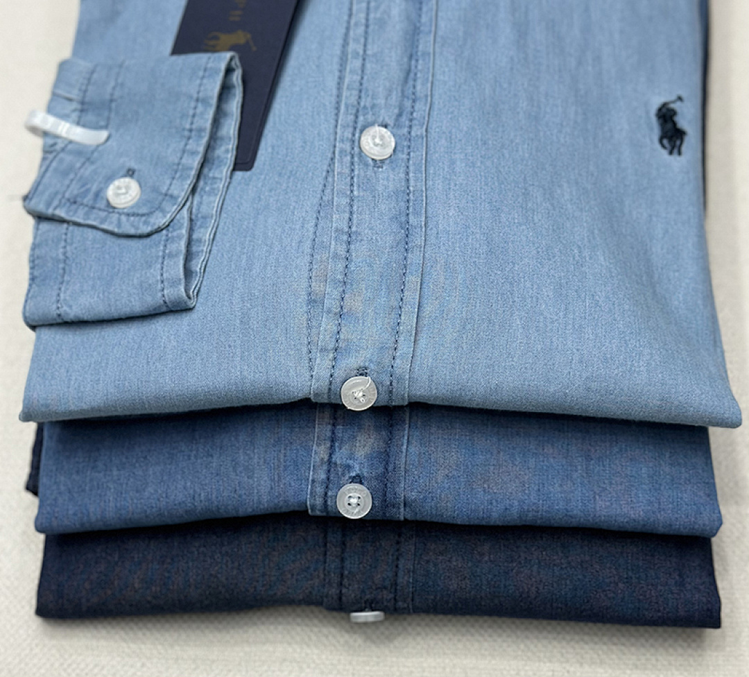Ralph Lauren Custom Fit Denim Shirt · A916 — תמונה 12
