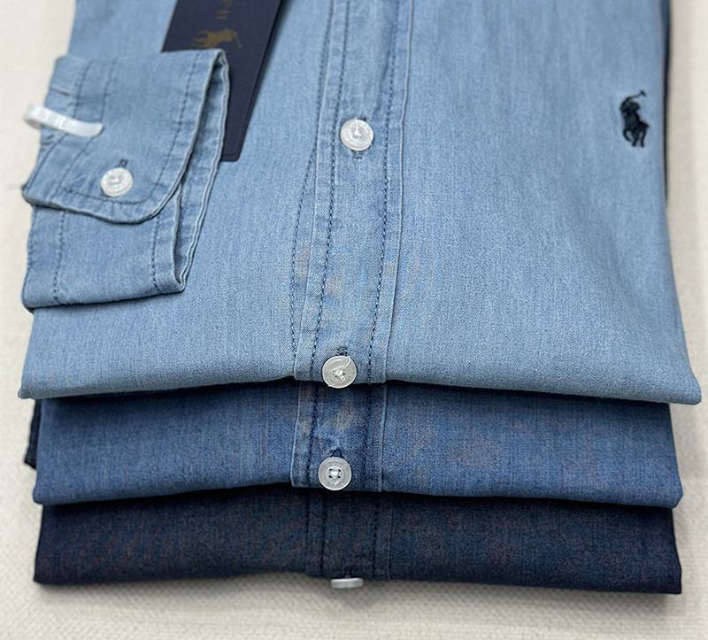 Ralph Lauren Custom Fit Denim Shirt · A916 — תמונה 13