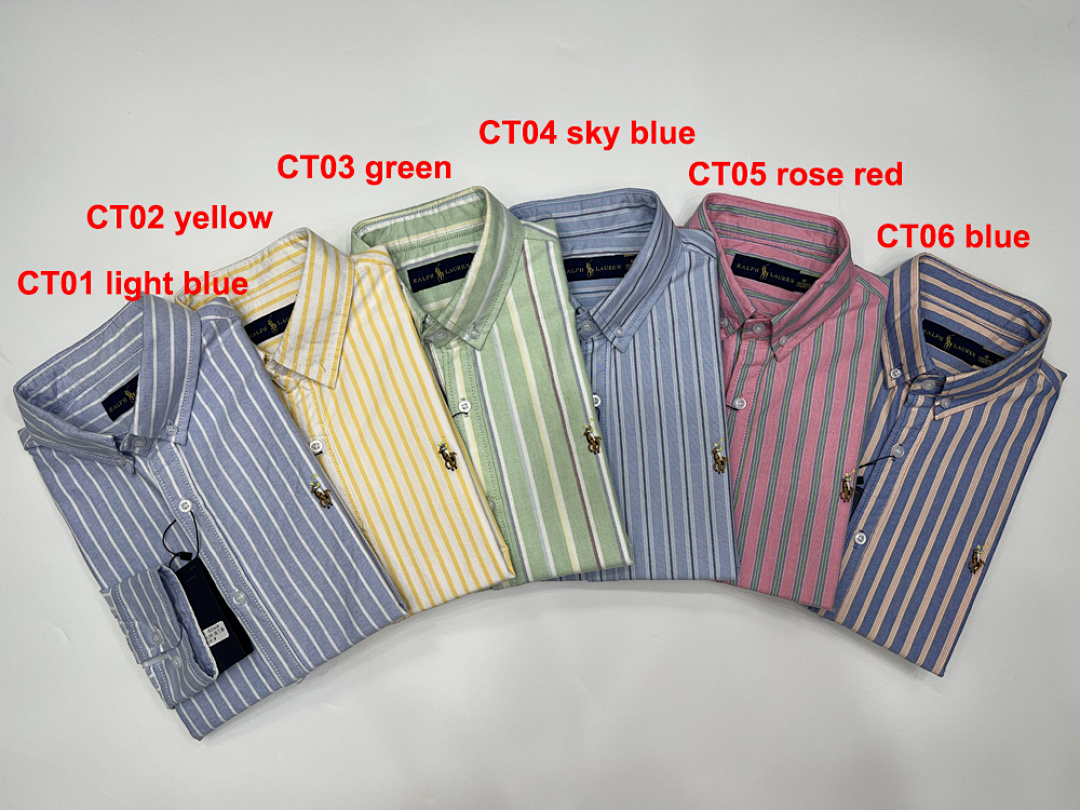 Ralph Lauren Striped Oxford Shirt · A2309 — תמונה 3