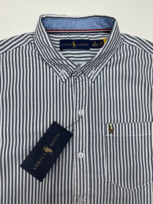 Tommy Hilfiger Short-Sleeve Striped Oxford Shirt · A1883 — תמונה 17
