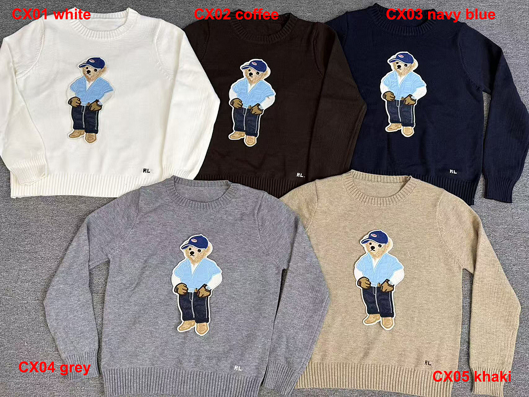 Ralph Lauren Polo Bear Cotton Crewneck Sweater · A3396 — תמונה 92