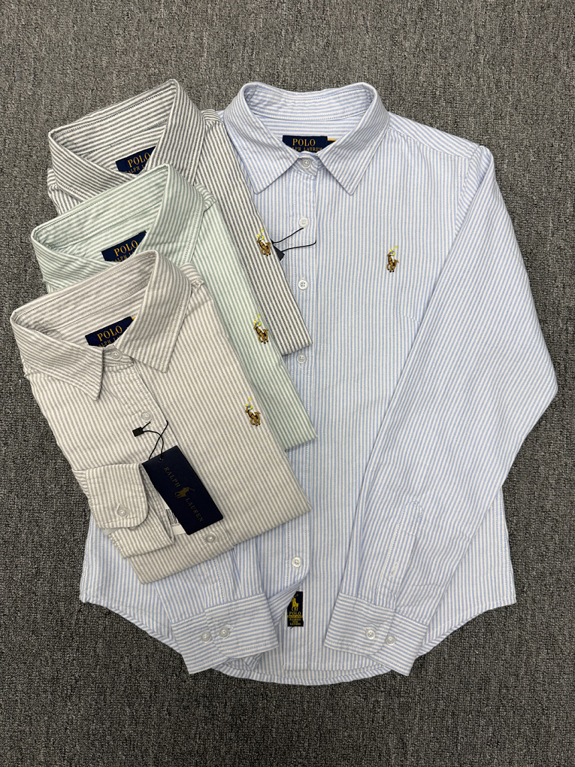 Ralph Lauren Striped Oxford Shirt · A3208 — תמונה 69