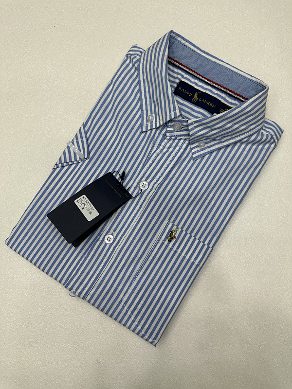 Tommy Hilfiger Short-Sleeve Striped Oxford Shirt · A1883 — תמונה 12