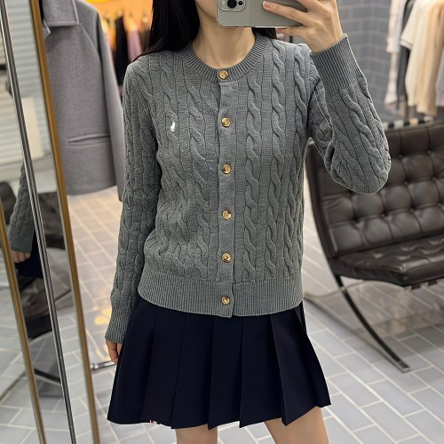Ralph Lauren Cable-Knit Wool-Cashmere Cardigan · A3364