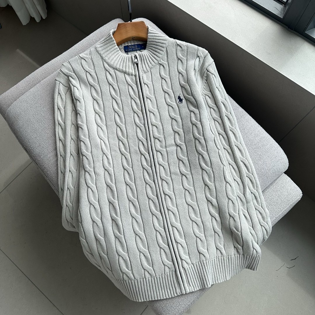 A2592 Rauph Lauren men sweater zipper model — תמונה 10