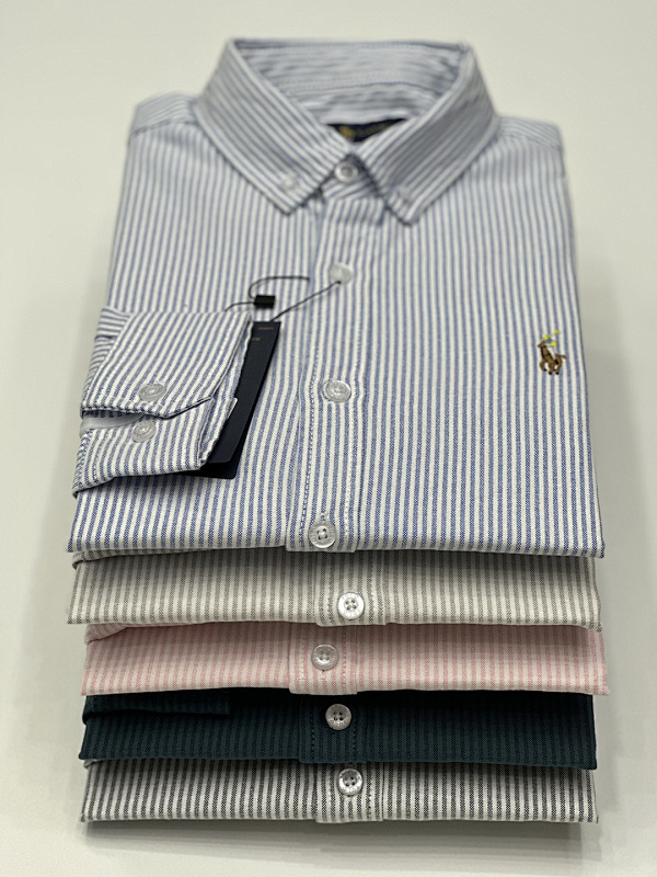 Ralph Lauren Classic Fit Striped Oxford Shirt · A1989 — תמונה 23