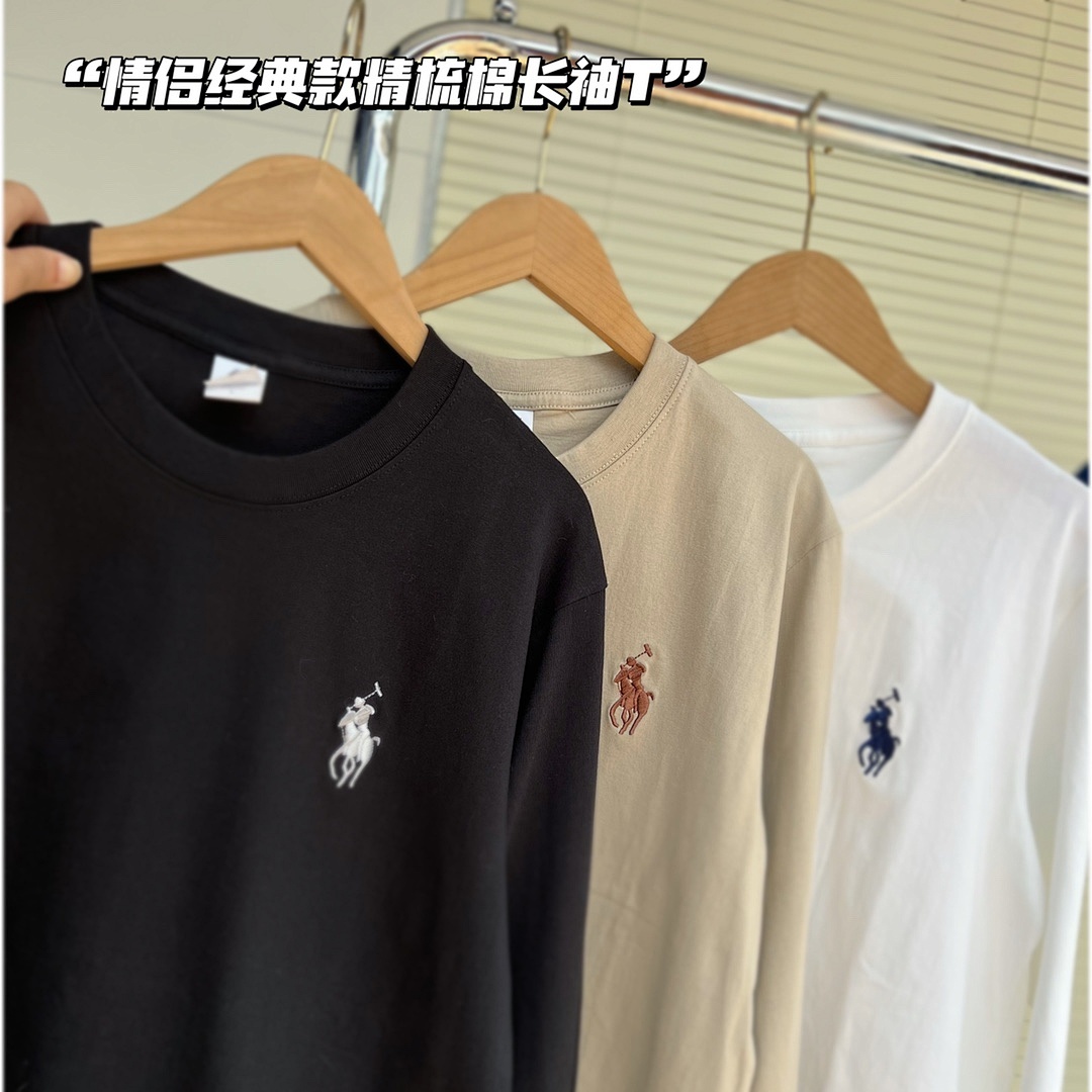 Polo Ralph Lauren Cotton Jersey Long Sleeve T-Shirt · A2712 — תמונה 11
