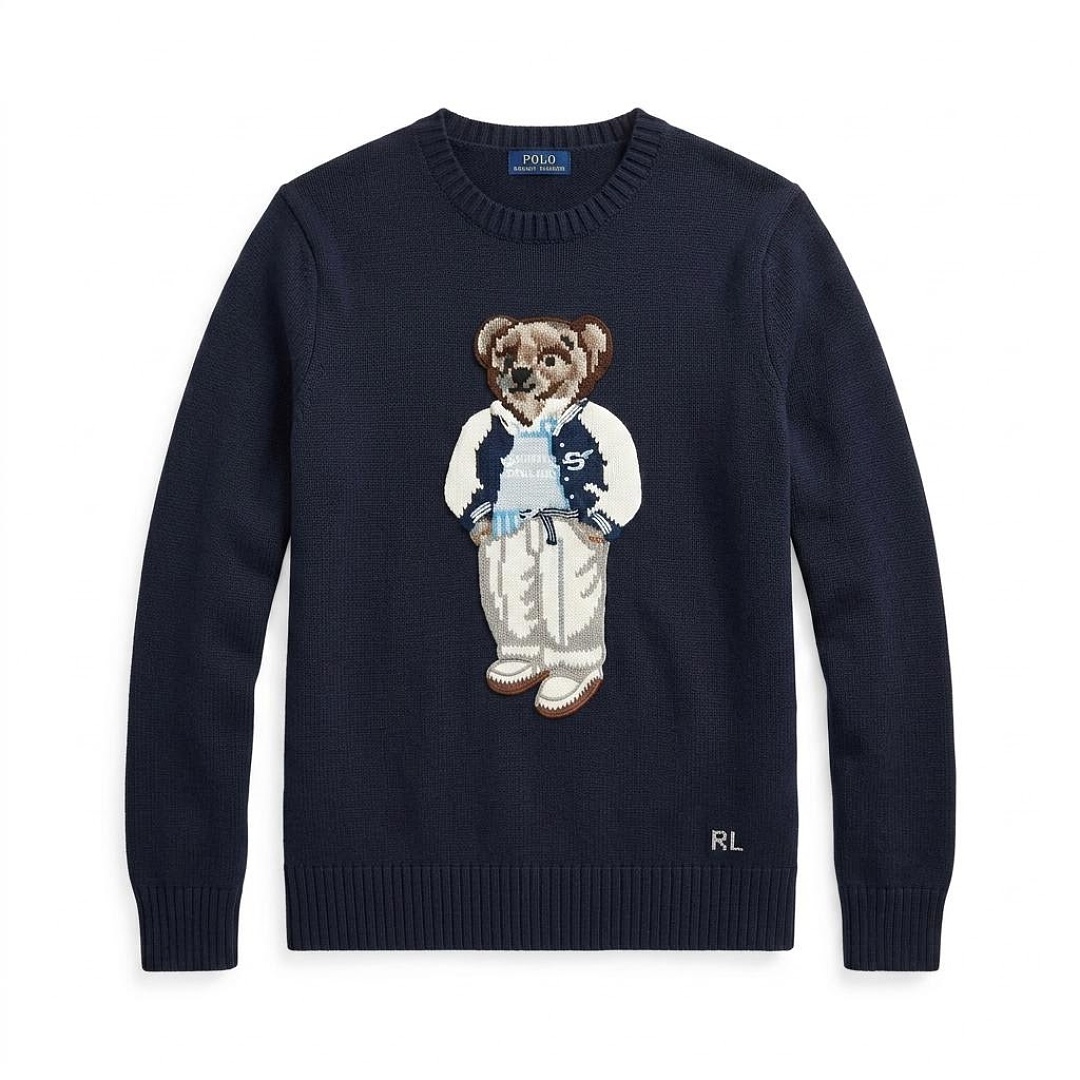 Ralph Lauren Polo Bear Cotton Crewneck Sweater · A3396 — תמונה 36