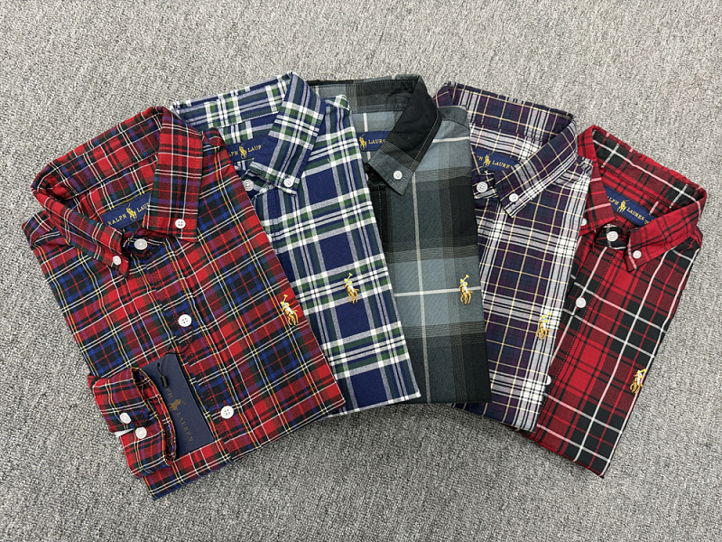 Ralph Lauren Classic Fit Plaid Oxford Shirt · A3248 — תמונה 24