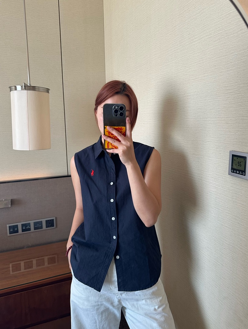 Ralph Lauren Sleeveless Oxford Shirt · A2259 — תמונה 20