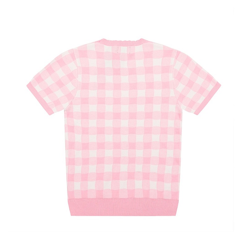 Ralph Lauren Gingham Cotton Short-Sleeve Sweater · A2340 — תמונה 28