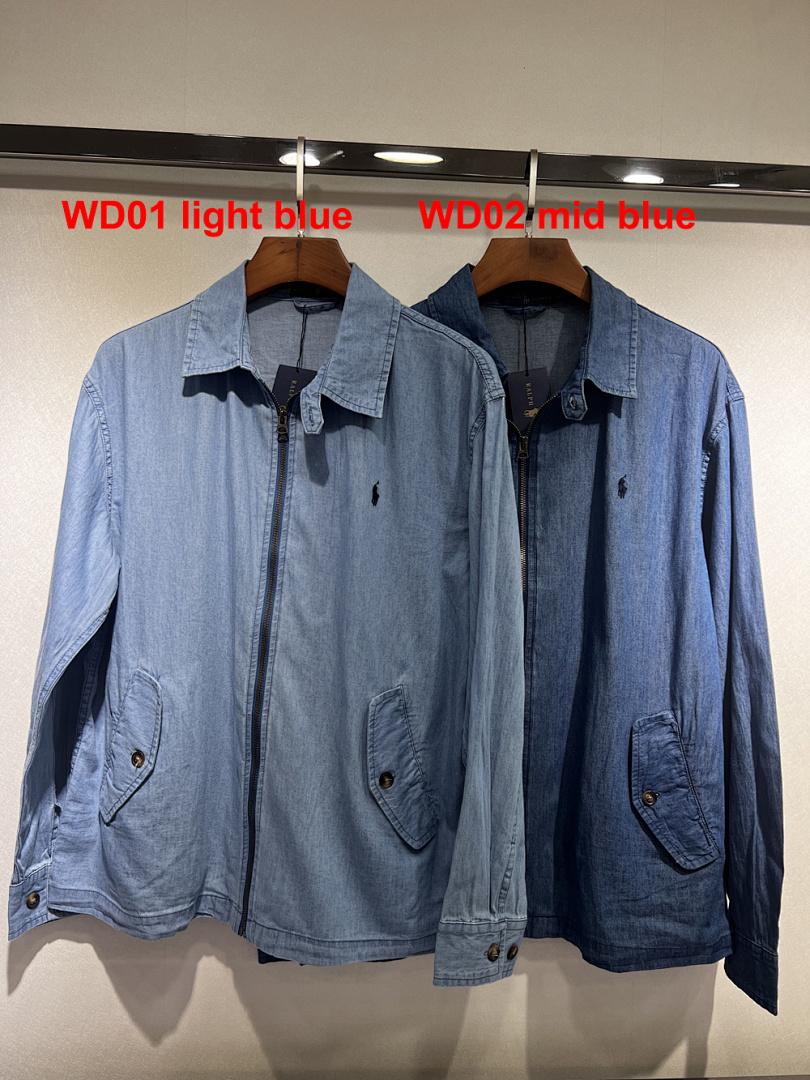 Ralph Lauren Chambray Windbreaker · A2565
