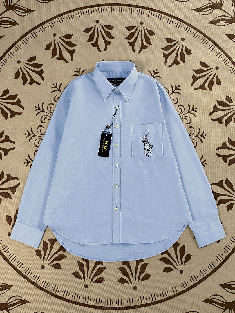 Polo Ralph Lauren Embroidered Big Pony Oversize Linen · A3085 — תמונה 19