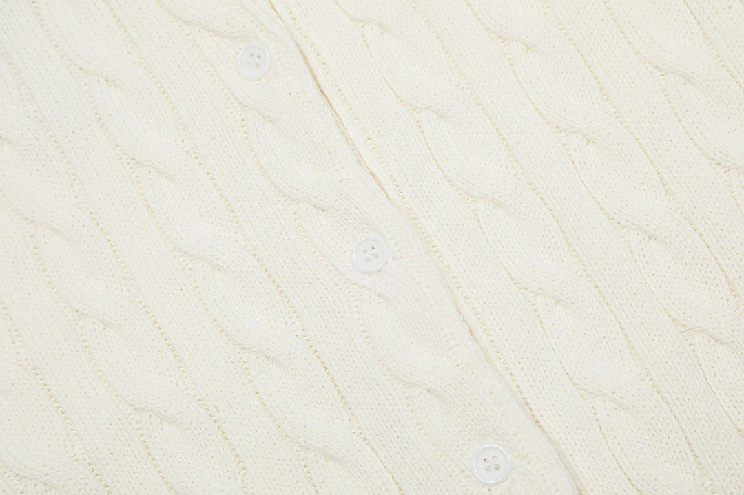 Ralph Lauren Cable-Knit Short-Sleeve Cardigan · A3123 — תמונה 15
