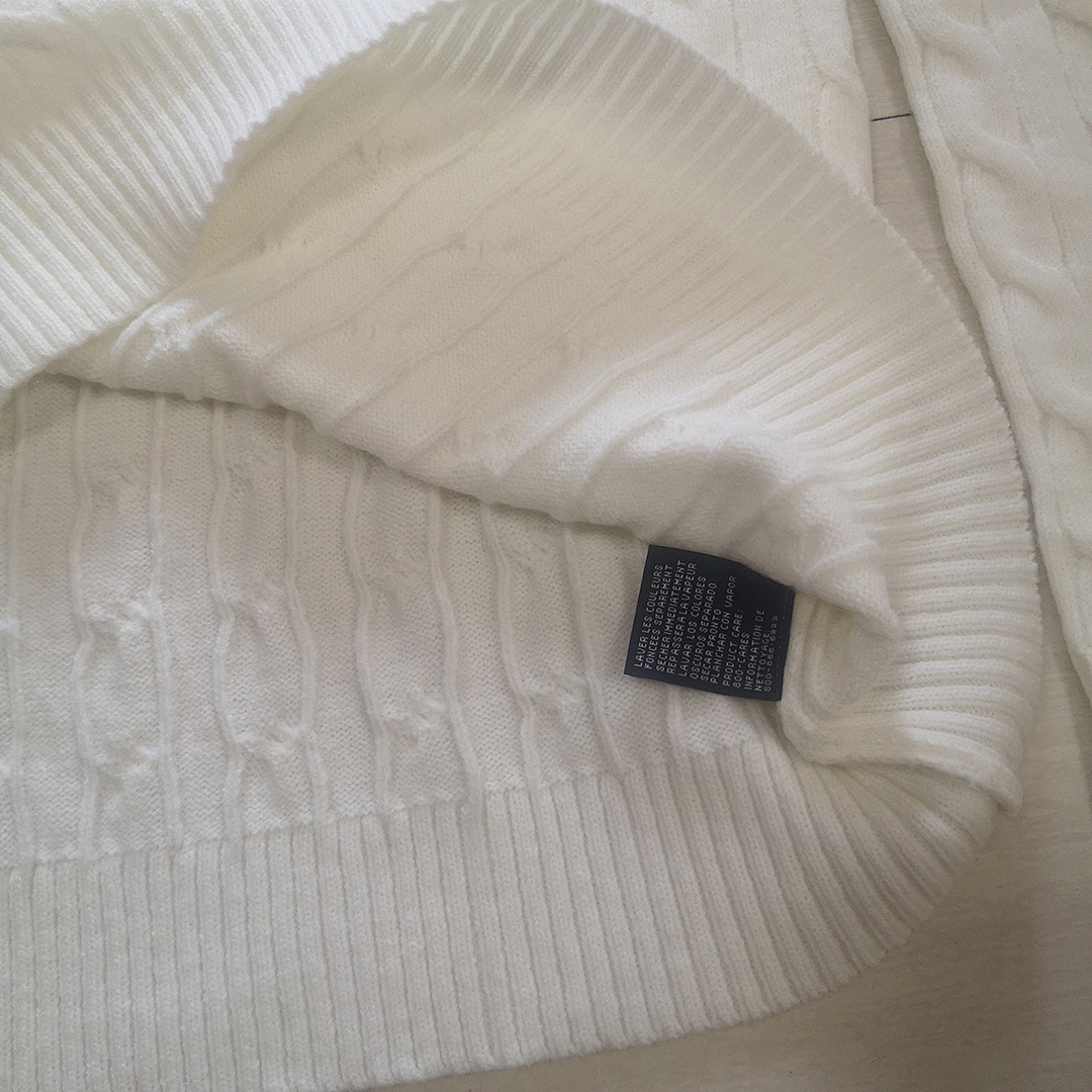Ralph Lauren Cable-Knit Cotton Crewneck Sweater · A2183 — תמונה 10