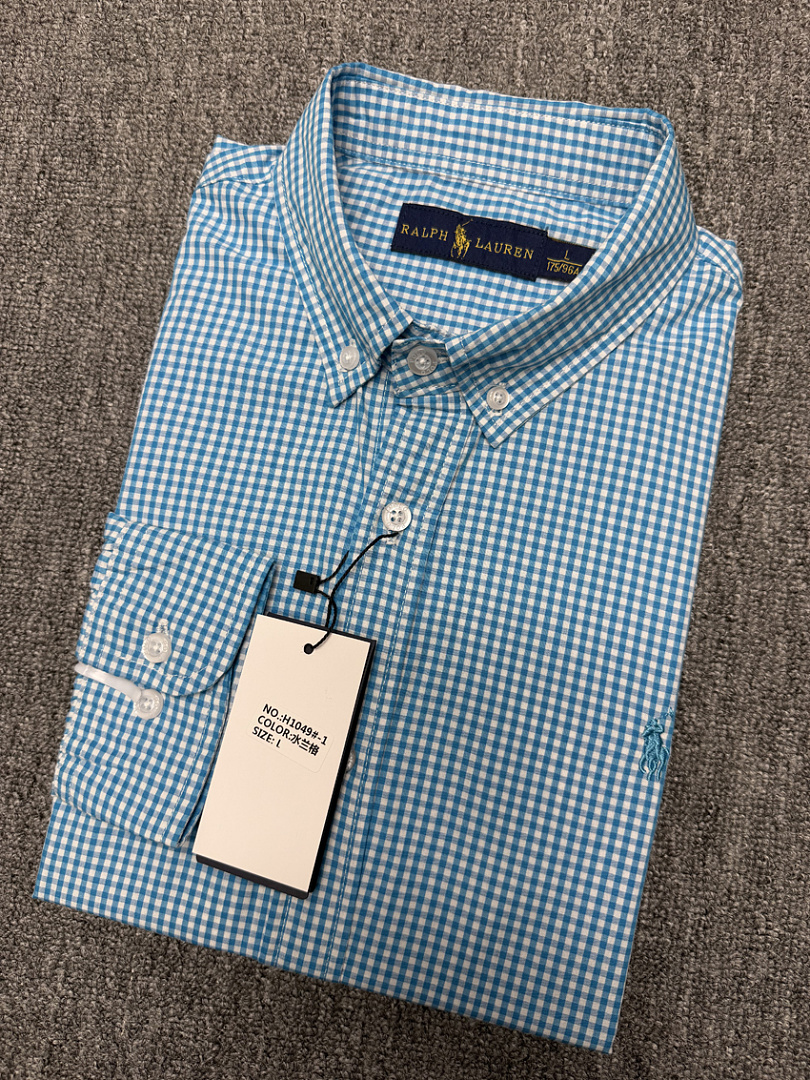 Ralph Lauren Gingham Stretch Poplin Shirt · A3196 — תמונה 26