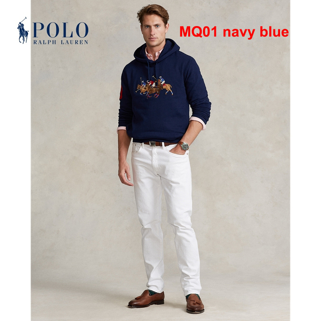 Ralph Lauren Triple-Pony Fleece Hoodie · A1355 — תמונה 4