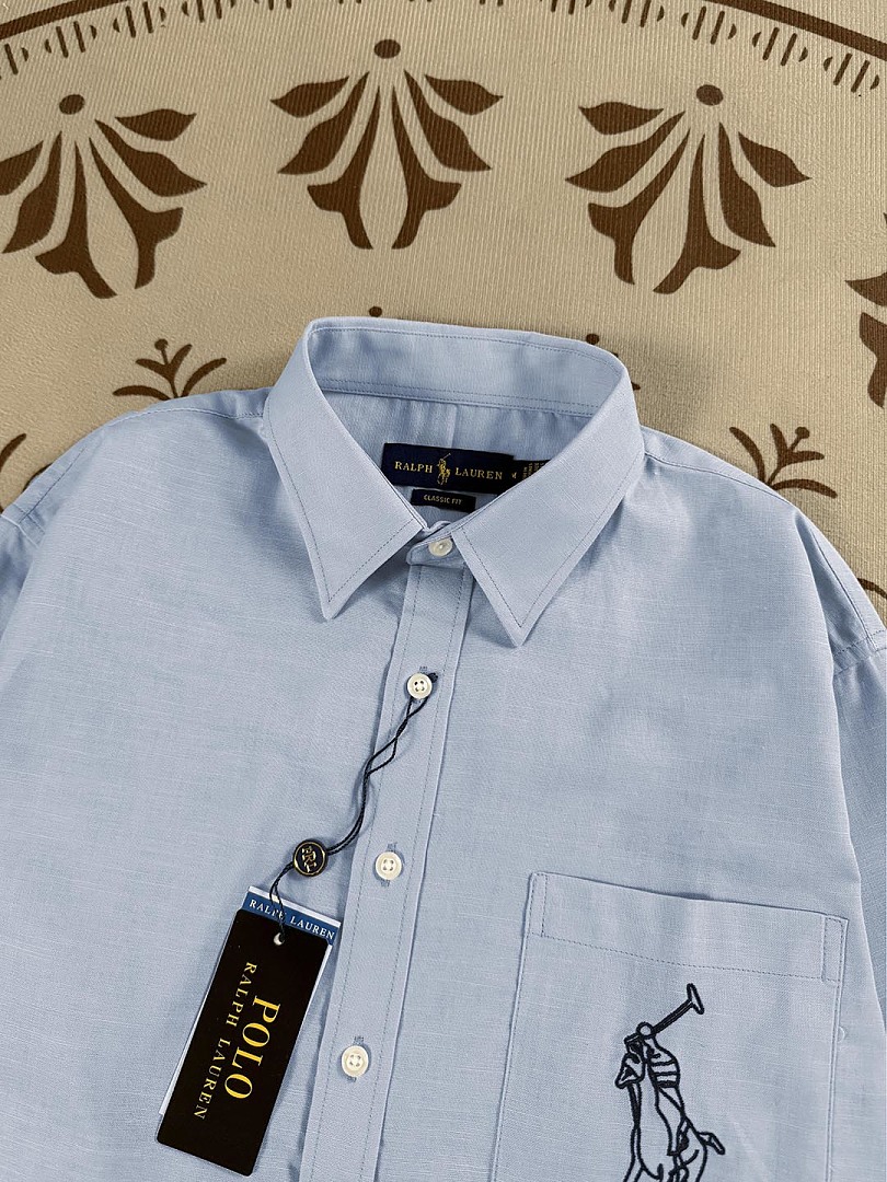 Polo Ralph Lauren Embroidered Big Pony Oversize Linen · A3085 — תמונה 18