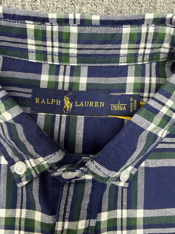 Ralph Lauren Classic Fit Plaid Oxford Shirt · A3248 — תמונה 12