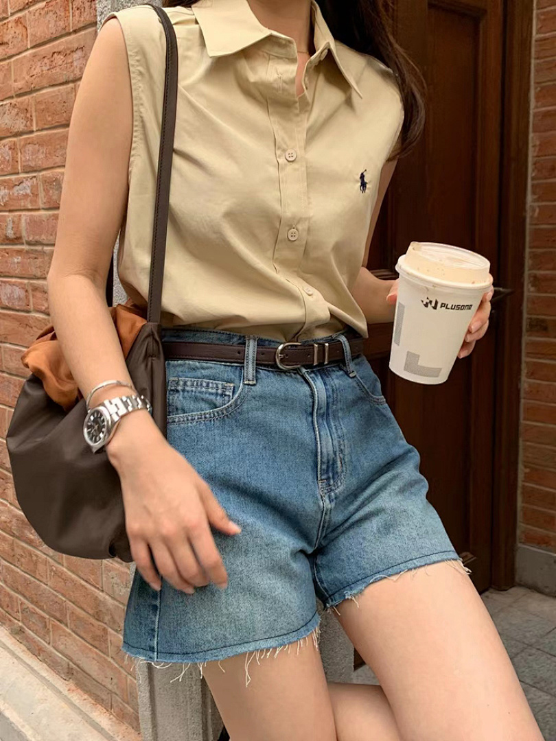 Ralph Lauren Sleeveless Oxford Shirt · A1576 — תמונה 22