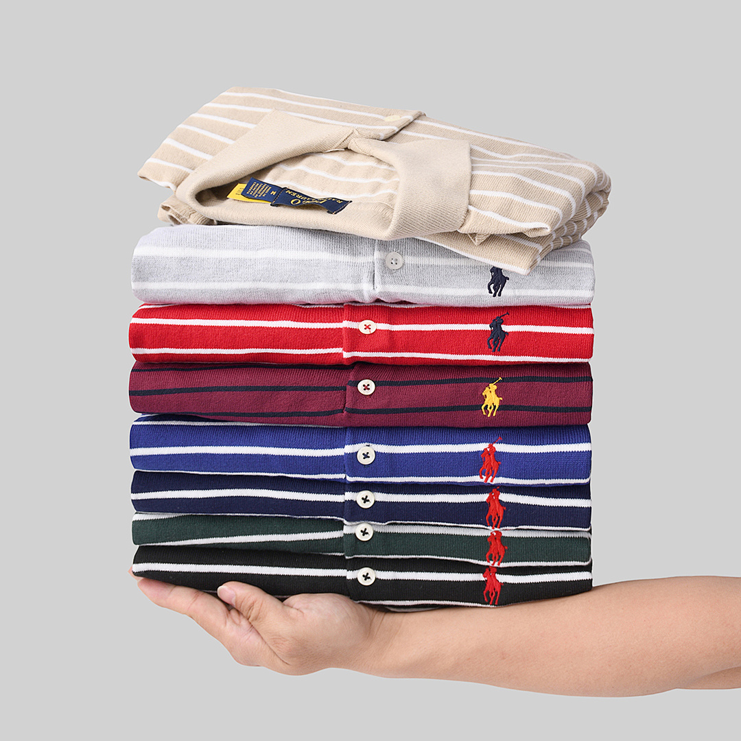 Ralph Lauren Classic-Fit Striped Soft Cotton Polo · A3037 — תמונה 22