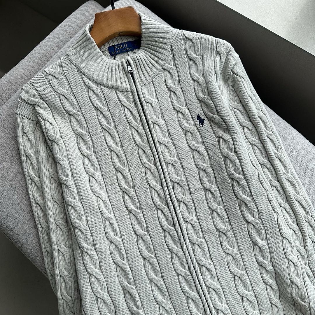A2592 Rauph Lauren men sweater zipper model — תמונה 9