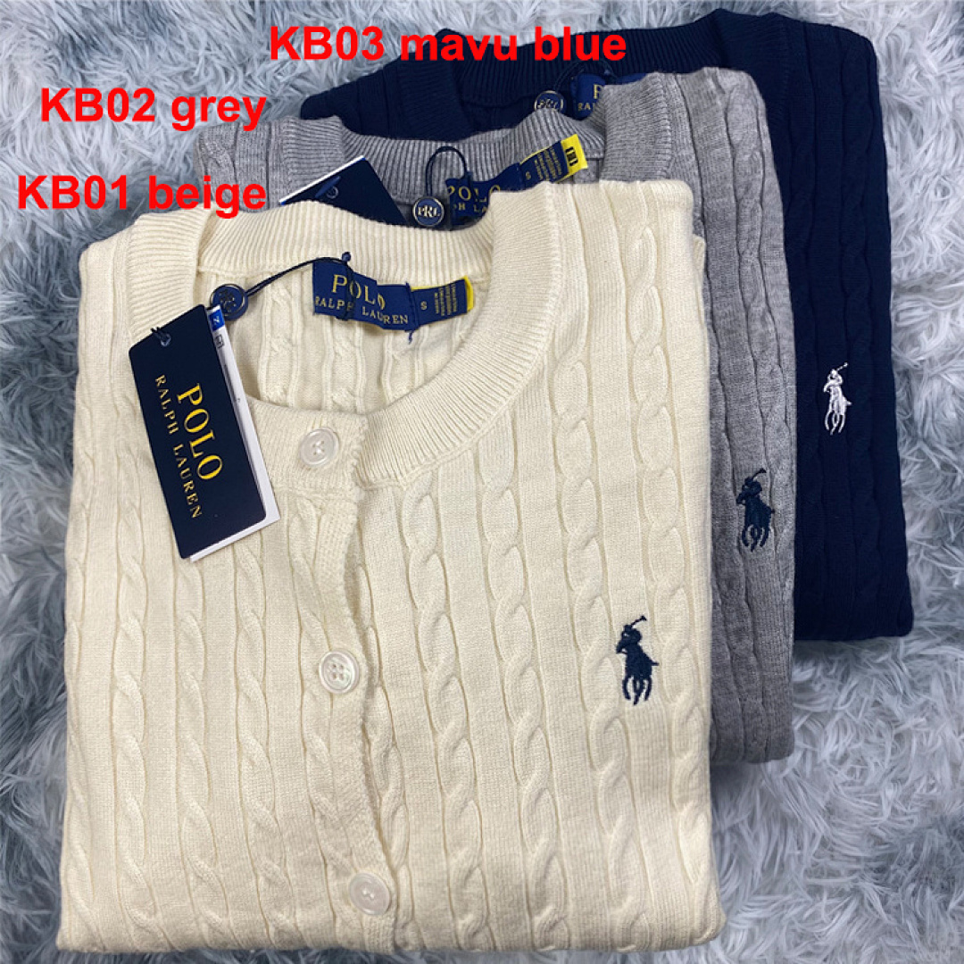 Polo Ralph Lauren Cable-Knit Cotton Cardigan · A2615 — תמונה 3
