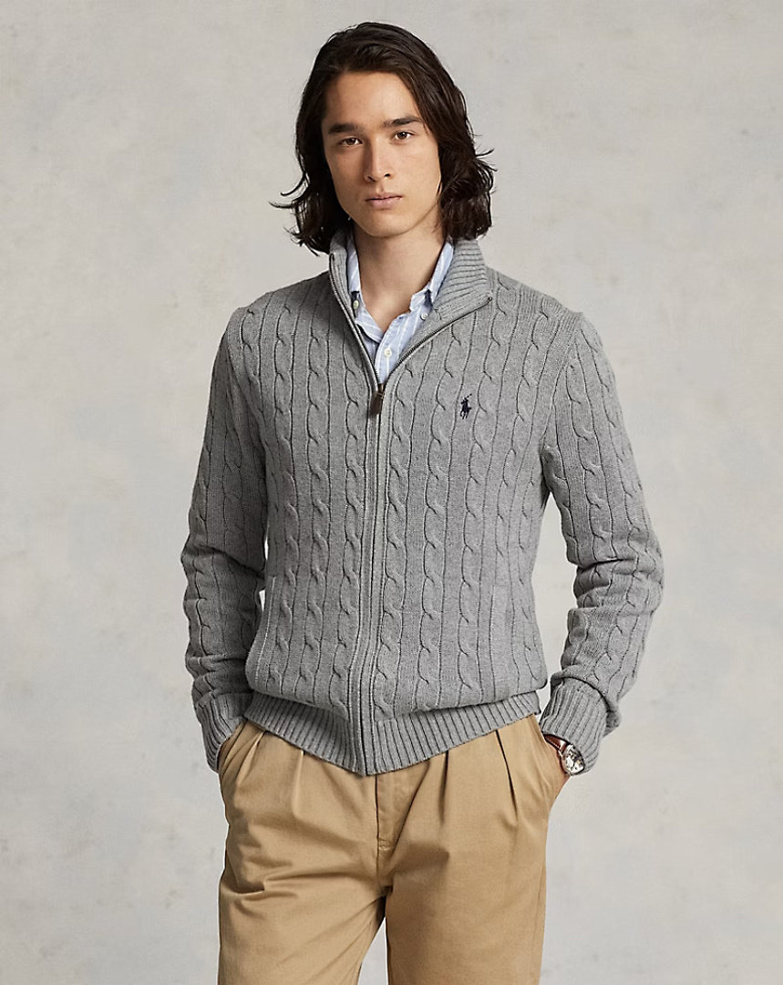 Ralph Lauren — סוודר רוכסן · A2606 — תמונה 8