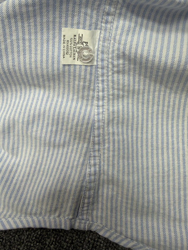 Ralph Lauren Striped Oxford Shirt · A3208 — תמונה 40