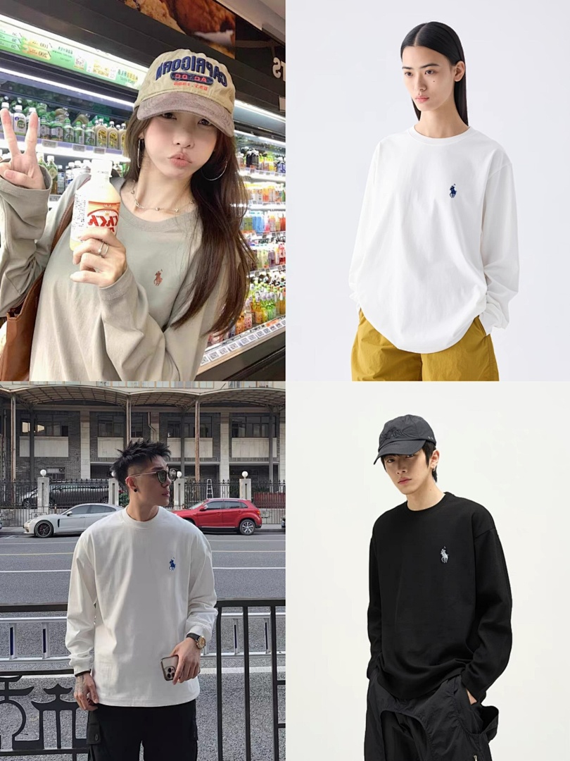 Polo Ralph Lauren Cotton Jersey Long Sleeve T-Shirt · A2712 — תמונה 4