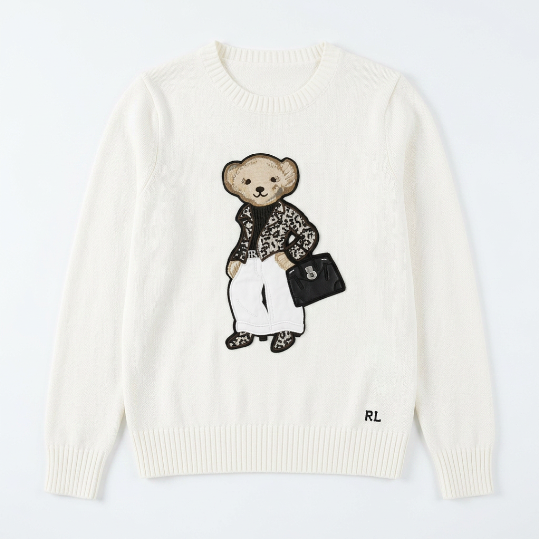 Ralph Lauren Polo Bear Cotton Crewneck Sweater · A3396 — תמונה 23