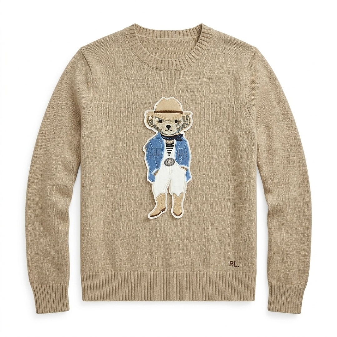 Ralph Lauren Polo Bear Cotton Crewneck Sweater · A3396 — תמונה 53