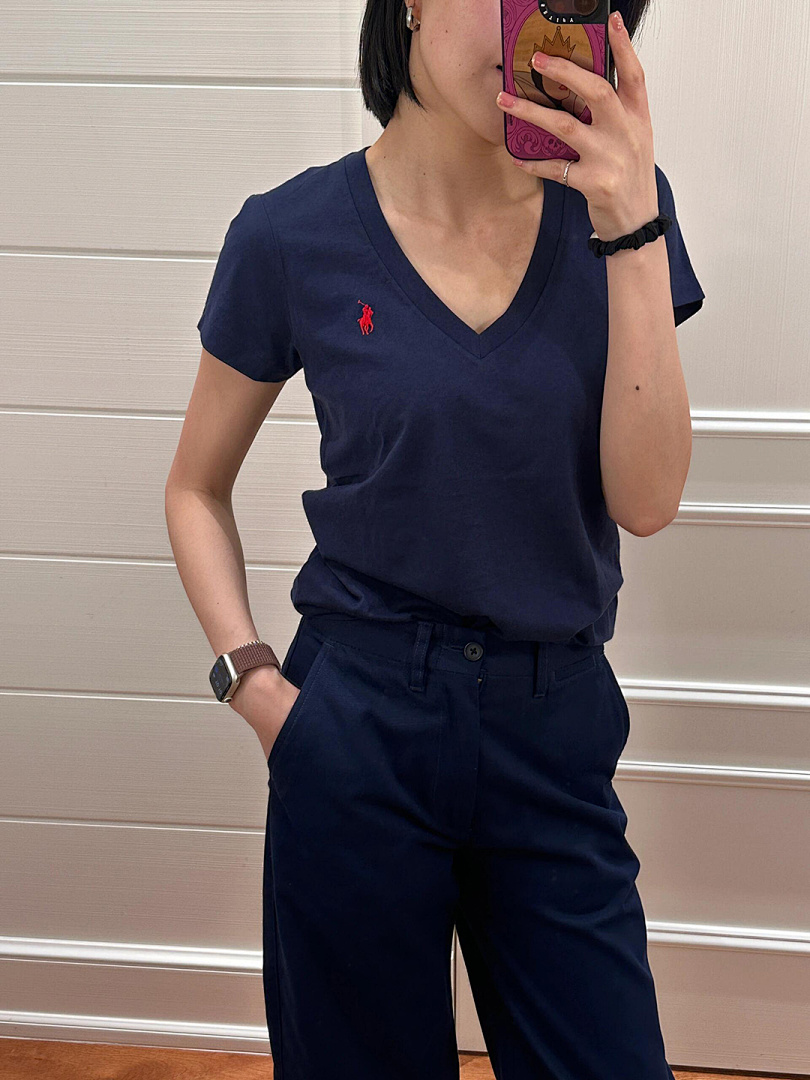 Ralph Lauren V-Neck T-Shirt · A2411 — תמונה 18