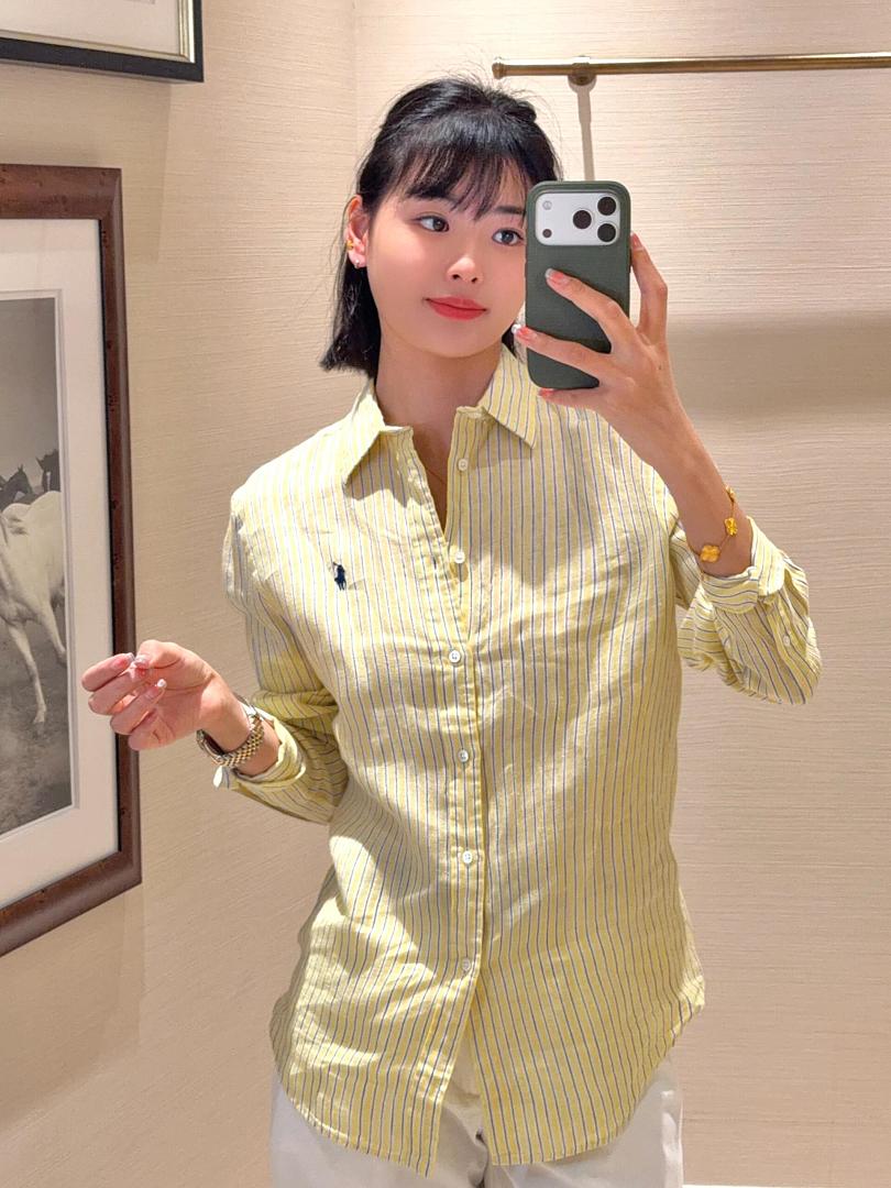Ralph Lauren Classic Fit Striped Linen Shirt · A3124 — תמונה 11