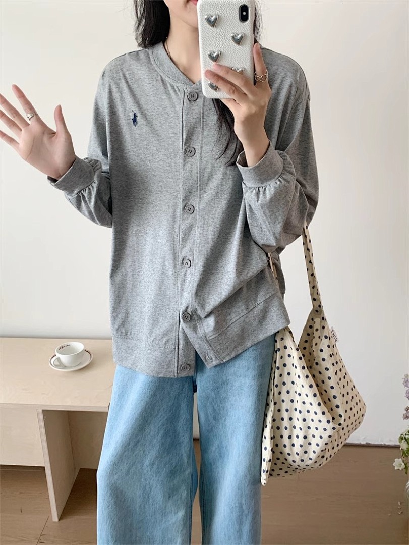 Polo Ralph Lauren Logo-embroidered cotton cardigan · A2378 — תמונה 10