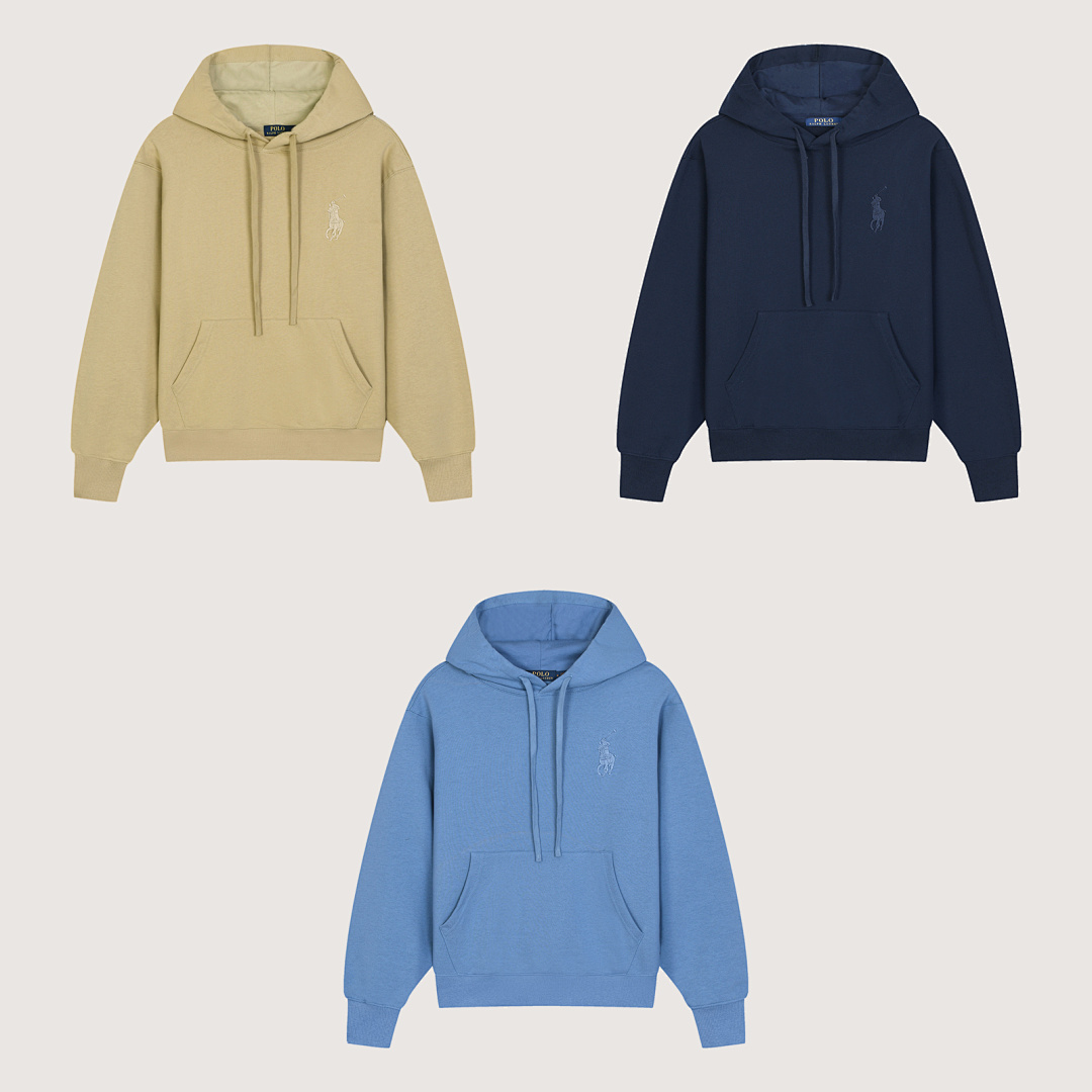 Polo Ralph Lauren RL Fleece Logo Hoodie · A2541 — תמונה 24