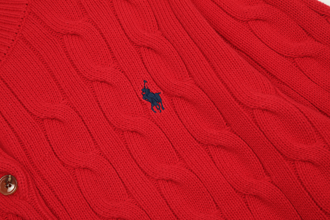 Ralph Lauren Cable Knit Cotton Cardigan · A3415 — תמונה 7