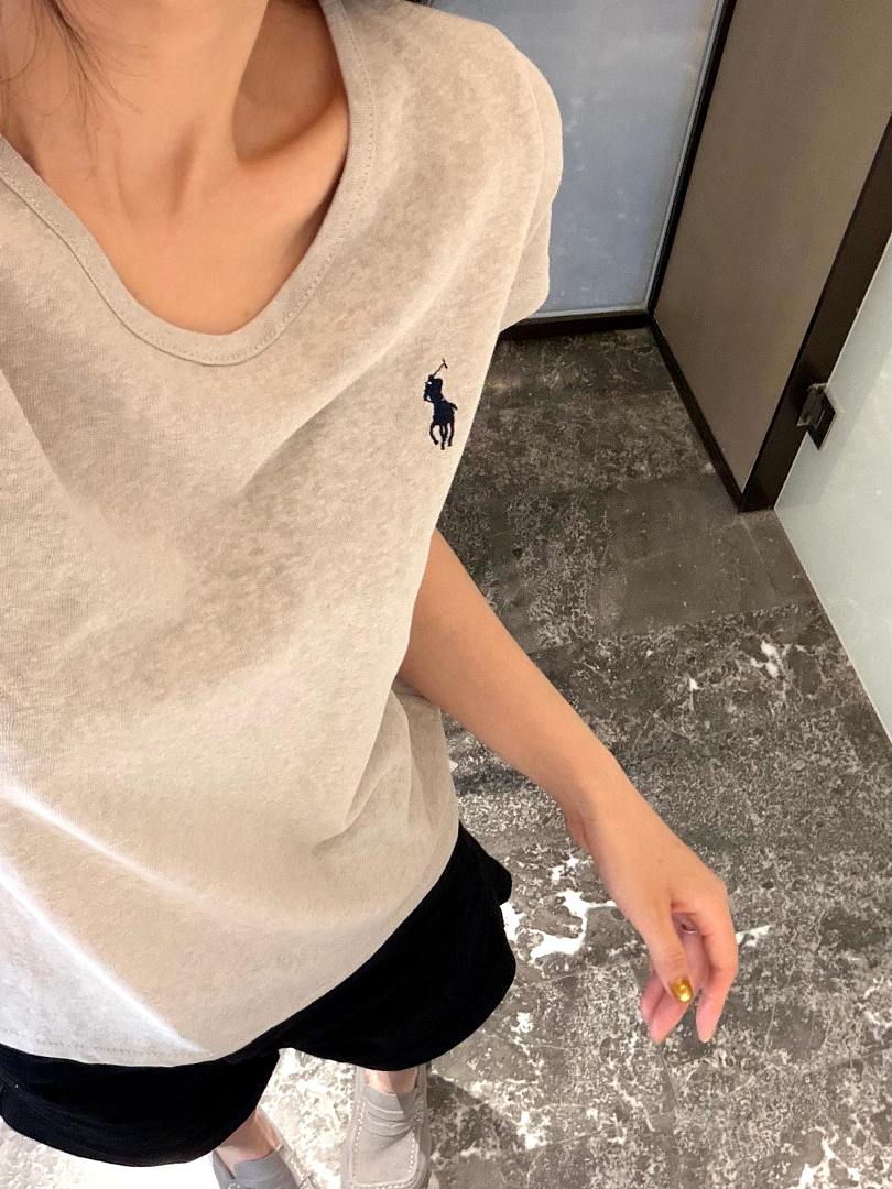 Ralph Lauren Shrunken Fit Jersey Long-Sleeve Tee · A3136 — תמונה 22