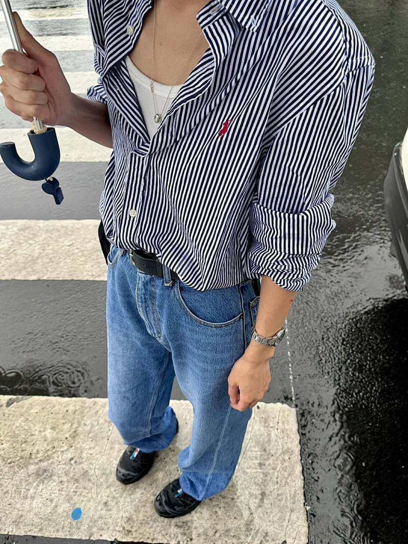 Ralph Lauren Striped Cotton Shirt · A2418 — תמונה 4