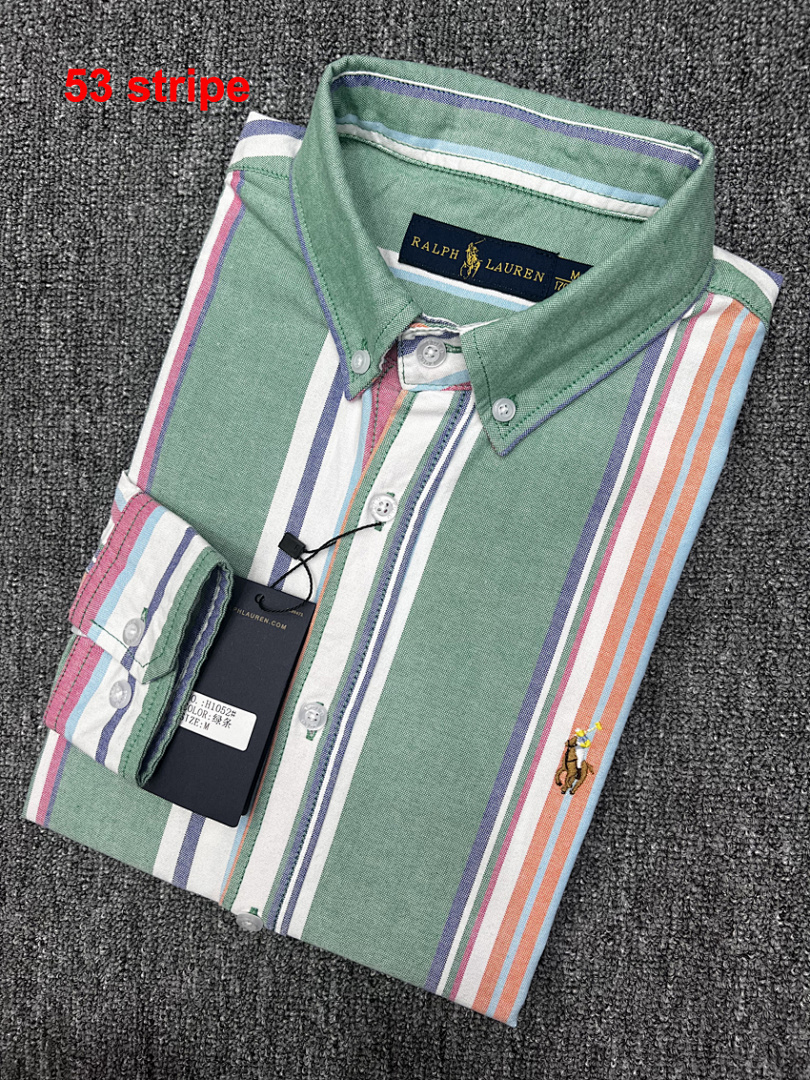 Ralph Lauren Classic Fit Striped Oxford Shirt · A2353 — תמונה 3