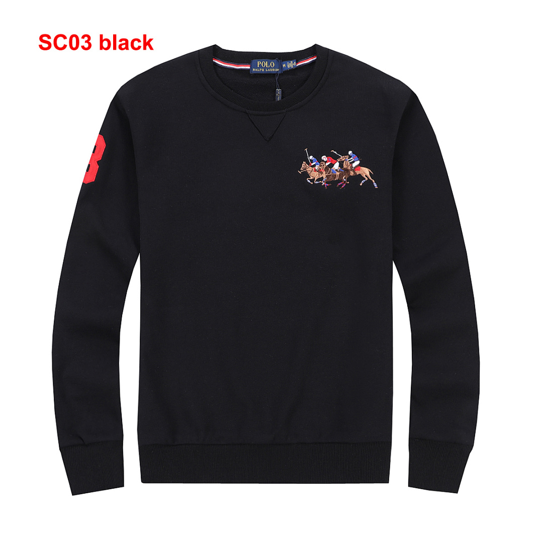 Ralph Lauren Triple-Pony Fleece Sweatshirt · A2521 — תמונה 3