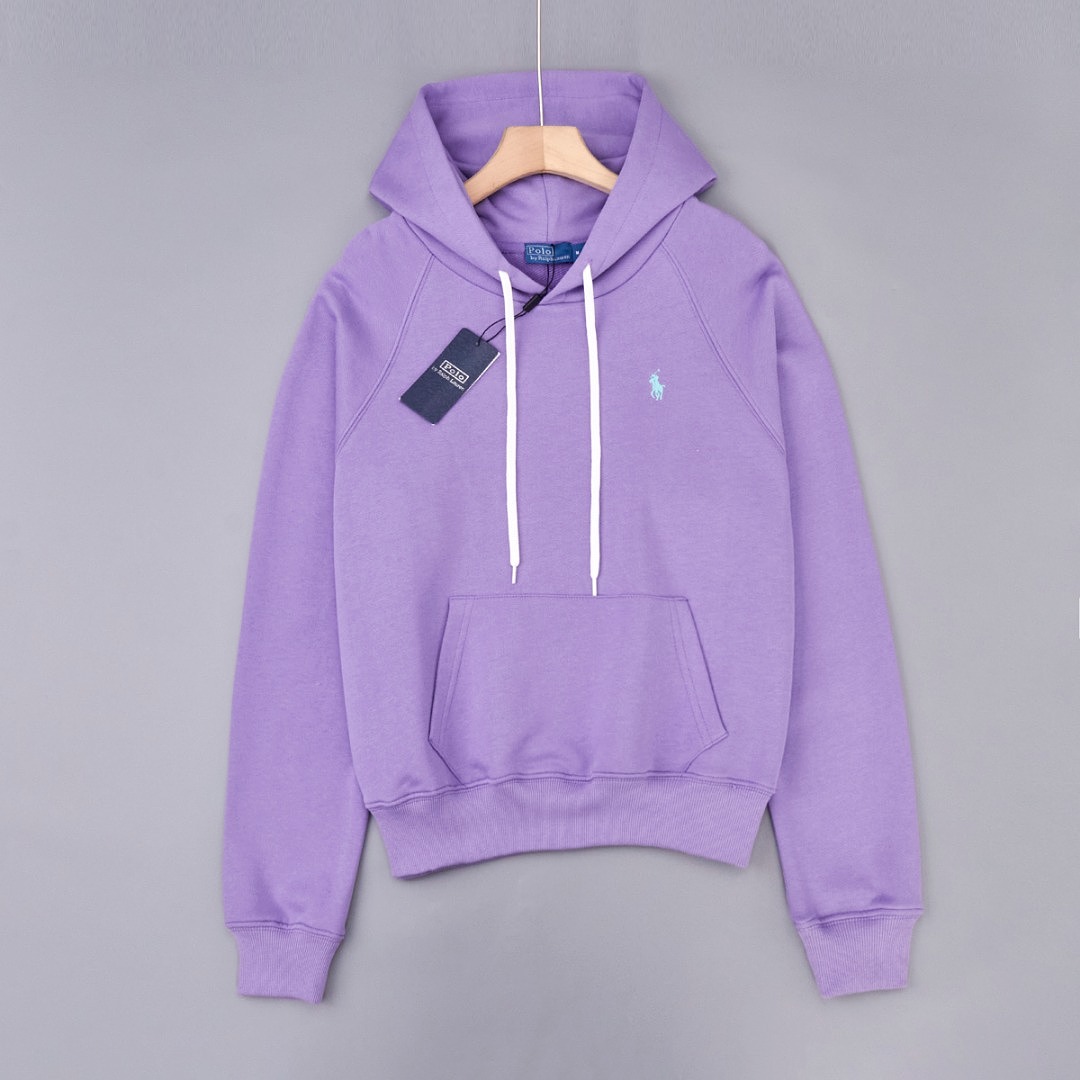 Ralph Lauren Shrunken Fit Fleece Hoodie · A3447