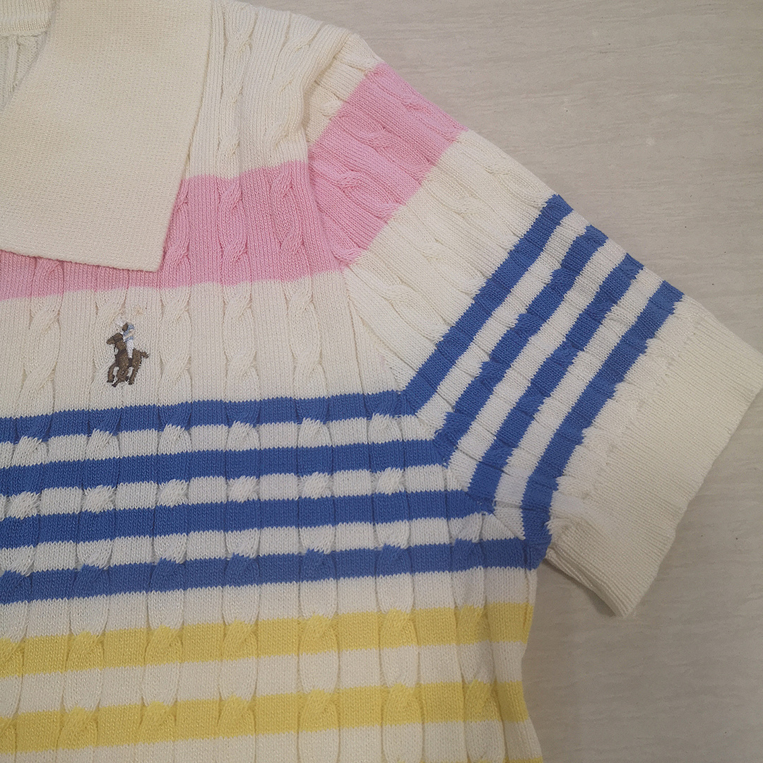 Ralph Lauren Stripe Cable-Knit Polo Set · A2377 — תמונה 12