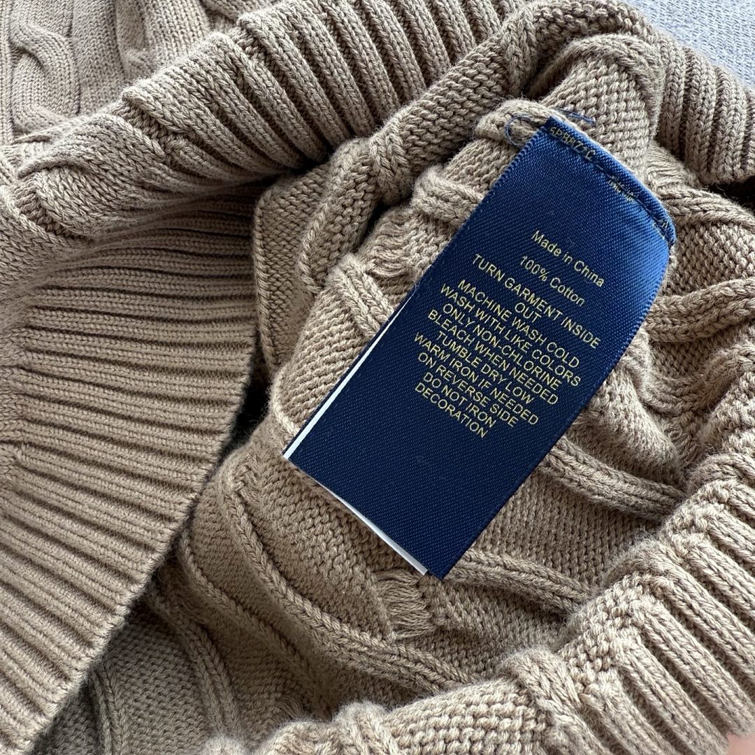 A2591 Rauph Lauren men sweater twist model — תמונה 18