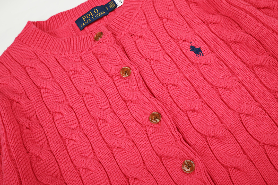 Ralph Lauren Cable Knit Cotton Cardigan · A3415 — תמונה 39