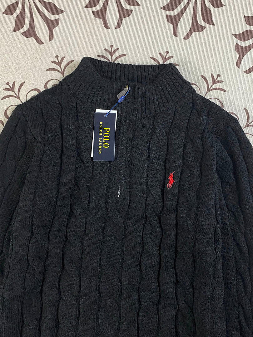 Ralph Lauren Cable-Knit Quarter-Zip Sweater · A2520 — תמונה 14